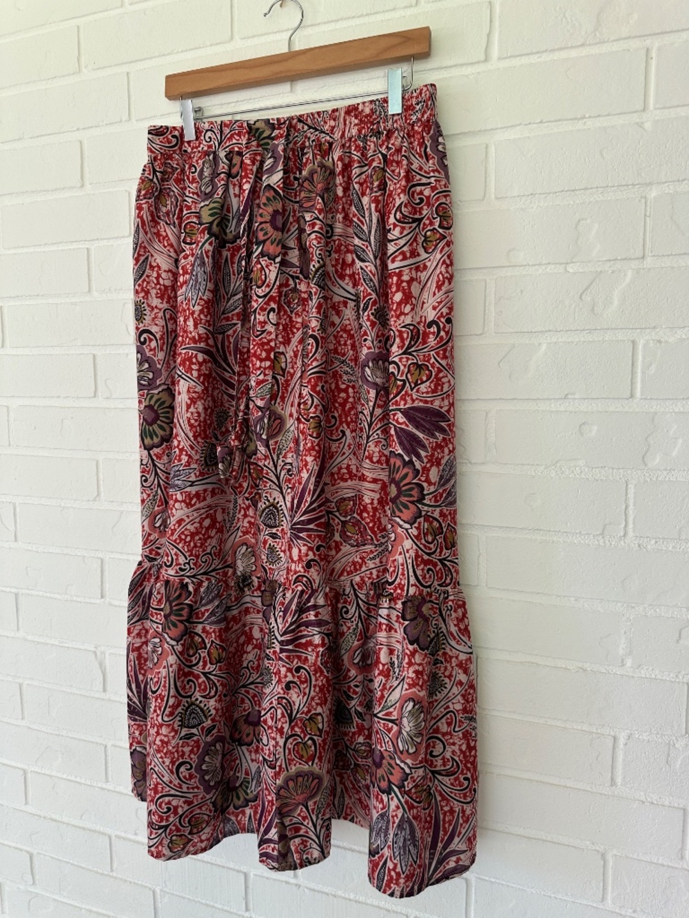 Rachel Zoe floral Polyester maxi skirt Medium - Picture 3 of 12